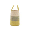 SHESAY Abaca Striped Mini Bag