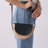 SHESAY Raffia Shoulder Bag