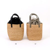 SHESAY Basic Raffia Braid Handbag