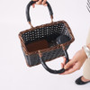 SHESAY Square Basket Bag
