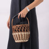 SHESAY Round Basket Bag