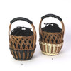 SHESAY Round Basket Bag