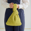 SHESAY Ribbon Yarn Cross Handle Bag