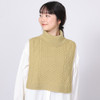 SHESAY Aran Pattern Turtleneck Cape