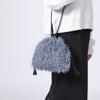 SHESAY Wavy Fur 2-way Pouch Bag