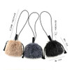 SHESAY Wavy Fur 2-way Pouch Bag
