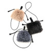 SHESAY Wavy Fur 2-way Pouch Bag