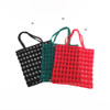 SHESAY Openwork Crochet Tote Bag