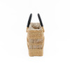 SHESAY Openwork Seagrass Round Handle Bag Rectangle