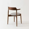 Tsubura Semi-Armchair (Upholstered Seat)