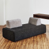 MEUBLE Island Slim Sofa-Dark Gray/Light Gray