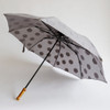 Restfolk Folding Umbrella for Rain or Shine Jacquard Dot Line