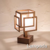 LAMPADA Shinyo Denki Shun Walnut Stand Light A541