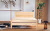 KAIBARA Bisyuu Hinoki Bed - Charcoal