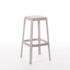 SL303 Cane Mid Stool