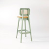 SL304 Cane Mid Stool