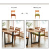 IKEHIKO Square Armless Dining Chair