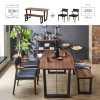 IKEHIKO Nemo Dining Set with Arm Chairs 180