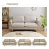 IKEHIKO Reversible Chiffon 2.5 Seater Sofa