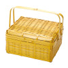 YOUBI Hishiki bamboo basket with handle