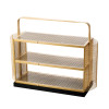 YOUBI Bamboo strip fine display shelf (hemp leaf)