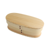 WAKACHO Magewappa bento box slim one-tier Natural