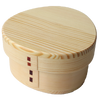 WAKACHO Magewappa Wooden rice ball bento box small Natural