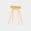 Nagano friendly coupé kitchen stool / SC338-1SS