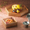 YOUBI Fine lattice hexagonal set tray