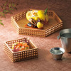 YOUBI Fine lattice small square tray