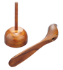 WAKACHO Wooden Bird-shaped Shoehorn