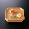 YOUBI Kiso Cedar octagonal plate