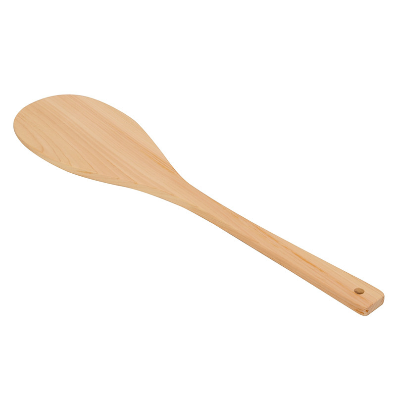 Authentic Japanese 14L Wooden Shamoji Rice Paddle - Dohkan Sushi Spatula Made In Japan