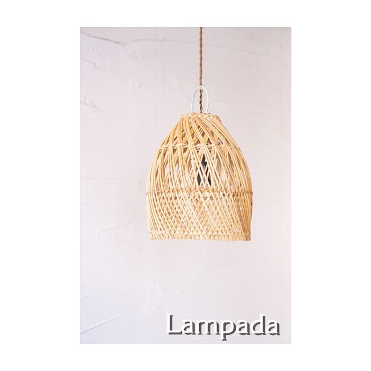 wicker ceiling light