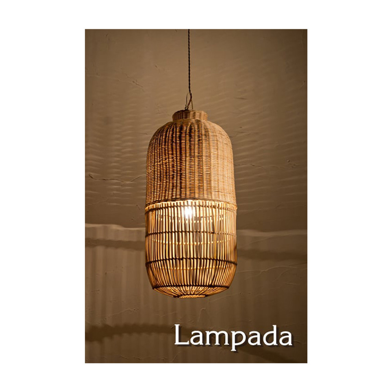 rattan pendant light