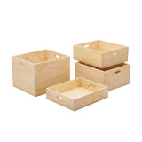 YOUBI Wooden box with handle (unpainted)