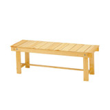 YOUBI Plain wood bench