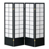 YOUBI 4 Screen partitions (JP-S) (Black)