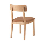 AZUMAYA Choke Leather Dining Chair 