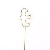 SHESAY Brass Bird Topper