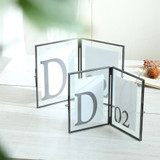 SHESAY Rusty BRASS Photo Frame Double