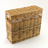 SHESAY Washable Wide Basket with Lid