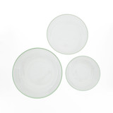 SHESAY Crown Glass Shallow Bowl