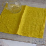 SHESAY Linen Glowing Colored Lunch Mat