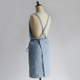 SHESAY Full Apron Frost Chambray Linen