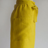 SHESAY Linen Glowing Colored Skirt Apron