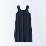 SHESAY Cotton Linen Sleeveless Dress