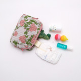 SHESAY Quilted Pouch Flower