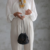 SHESAY Macrame Shoulder Bag 