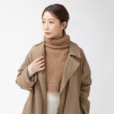 SHESAY Crown Knit Turtleneck Cape
